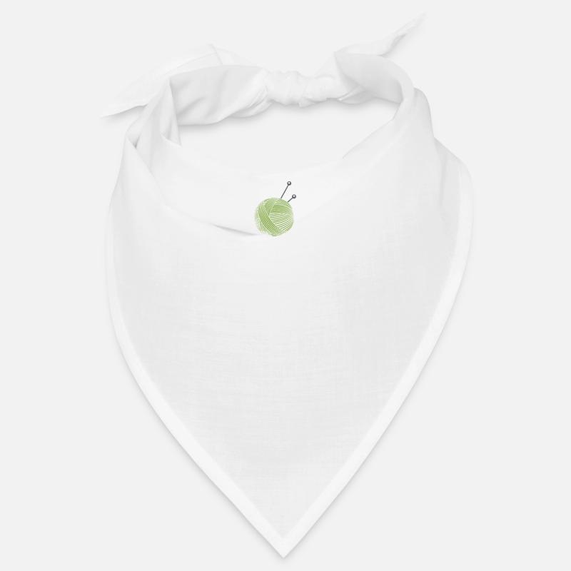 Yarn Head Art - Minimalist Line Art Bandana