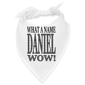 ich bin Daniel ich heiße Daniel Vorname Daniel - Bandana - Weiß - Vorne