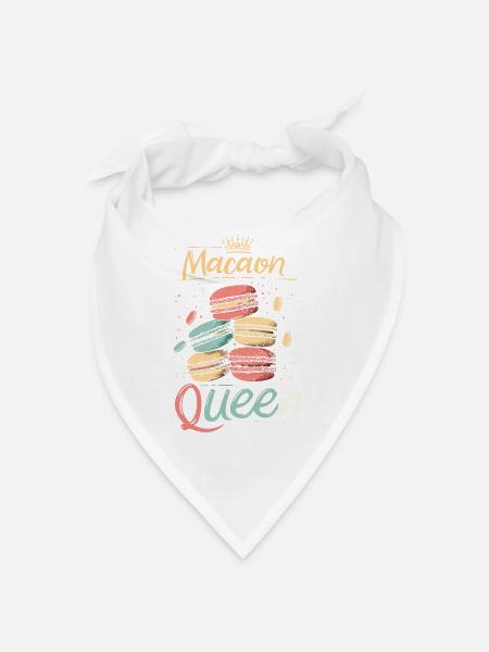 Amateurs de macarons Macaron Baker - Bandana - blanc