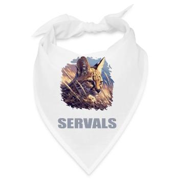 Servale Serval - Bandana - Weiß - Vorne