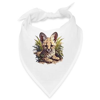 Servale Serval - Bandana - Weiß - Vorne