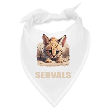Servale Serval - Bandana - Weiß - Vorne