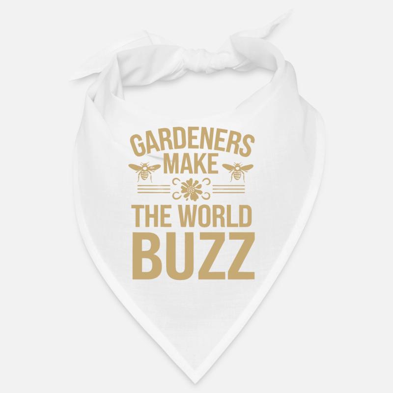 Bee-friendly gardener, pollinator, garden and Bandana