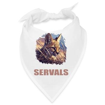 Servale Serval - Bandana - Weiß - Vorne