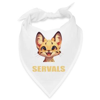 Servale Serval - Bandana - Weiß - Vorne