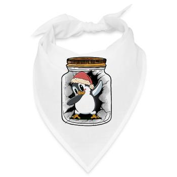 Pinguin Kinder Kind Pinguine - Bandana - Weiß - Vorne
