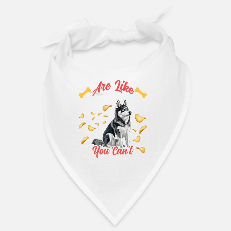 Alaskan Klee Kai - Bandana - Weiß