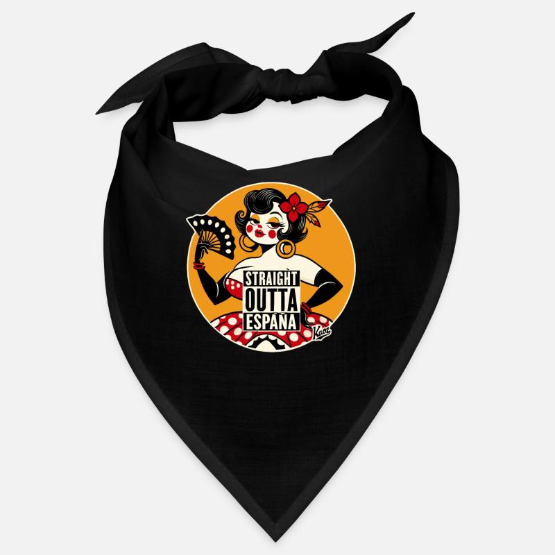 Flamenco Dancer Bombshell Woman: Directly from Spain Bandana