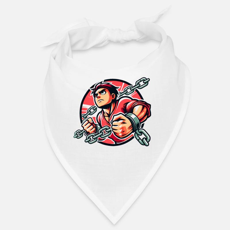 Young man breaking the chains Bandana