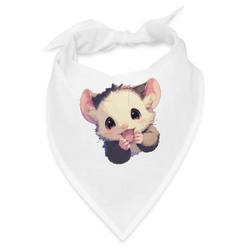 Opossum Opossums - Bandana - Weiß - Vorne