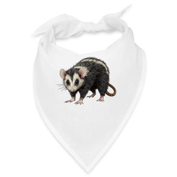 Opossum Opossums - Bandana - Weiß - Vorne