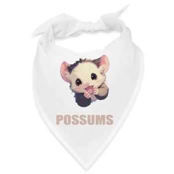 Opossum Opossums - Bandana - Weiß - Vorne