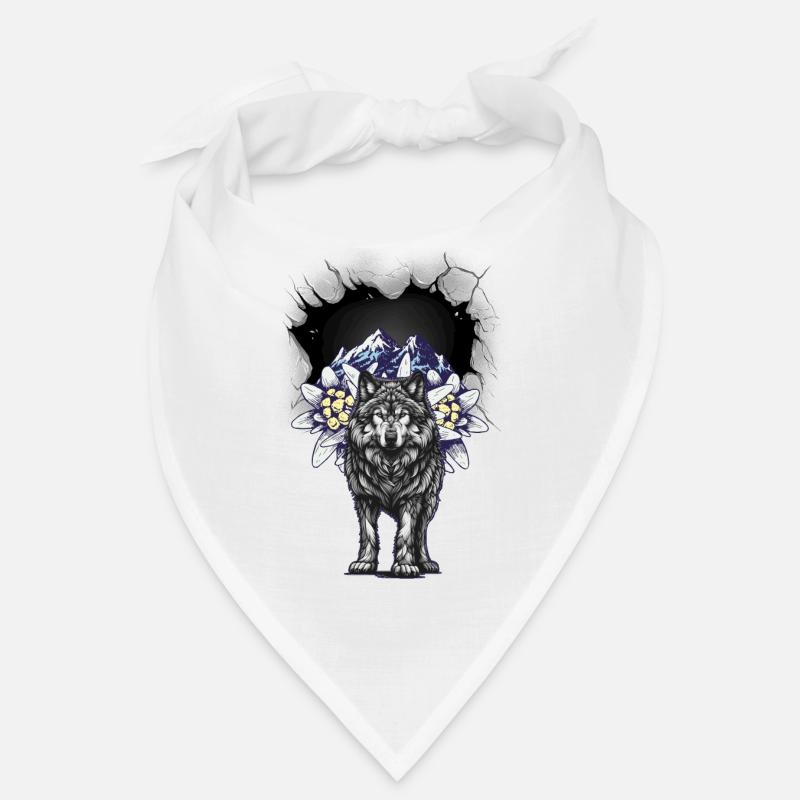 Austria Tyrol Tyrolean Wolf Wolves Mountains Mountains Bandana