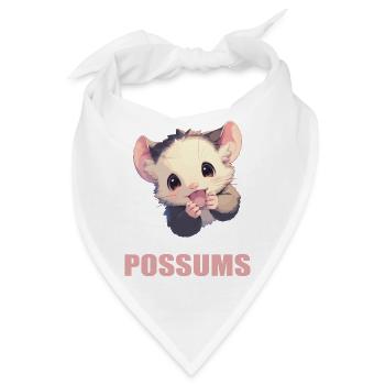 Opossum Opossums - Bandana - Weiß - Vorne