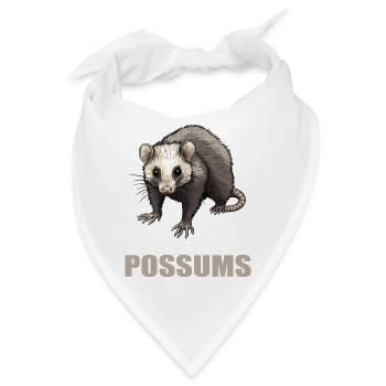 Opossum Opossums - Bandana - Weiß - Vorne