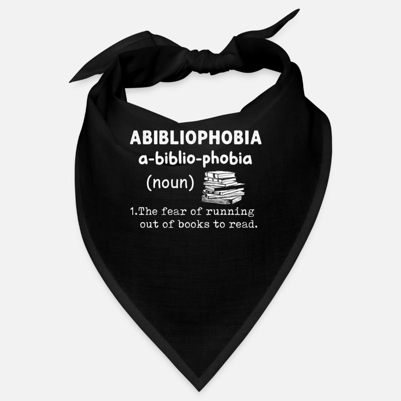 Abibliophobie Bücherwurm Lesebücher Bandana