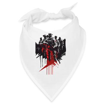 HEROISCHER SCHATTEN - Bandana - Weiß - Vorne