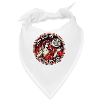 Fegefeuer und göttliche Gerechtigkeit, Steuern - Bandana - Weiß - Vorne