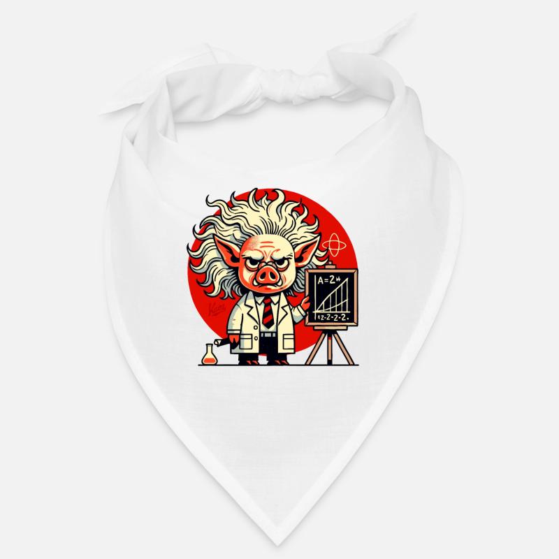 Genie Albert Schweinstein Schwein Wissenschaftler Bandana