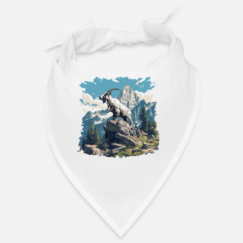 Chèvres chèvre - Bandana - blanc