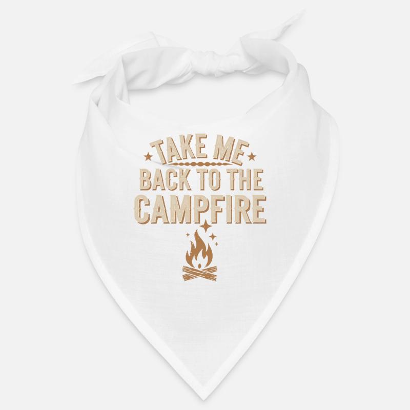 Souvenirs de camping nostalgiques, ambiance rétro, Bandana