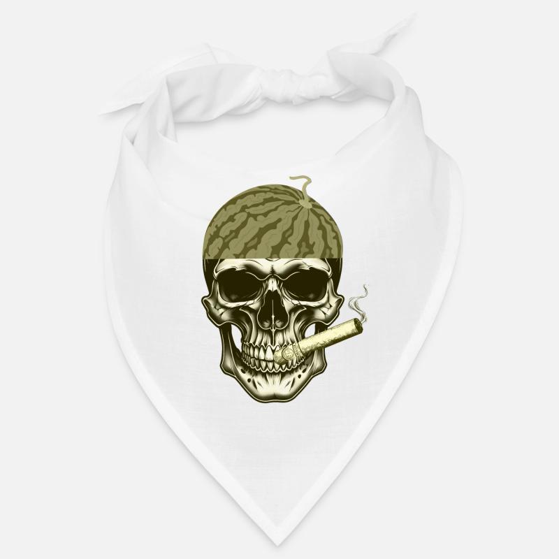 tête de Pastèque crâne stylé Bandana
