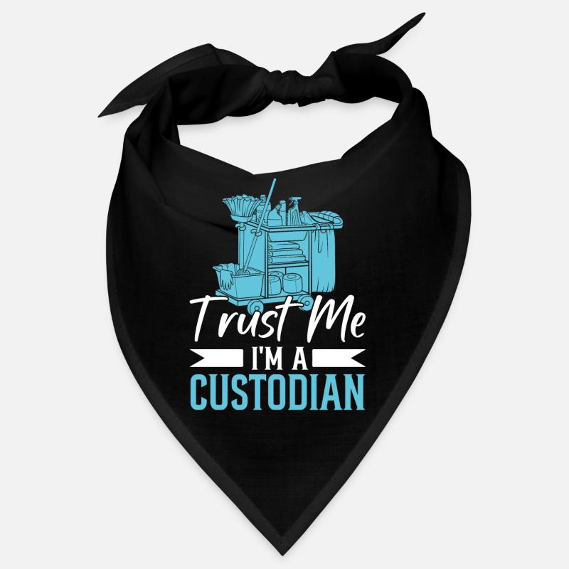 I'm A Custodian Funny Janitorial Staff School Bandana