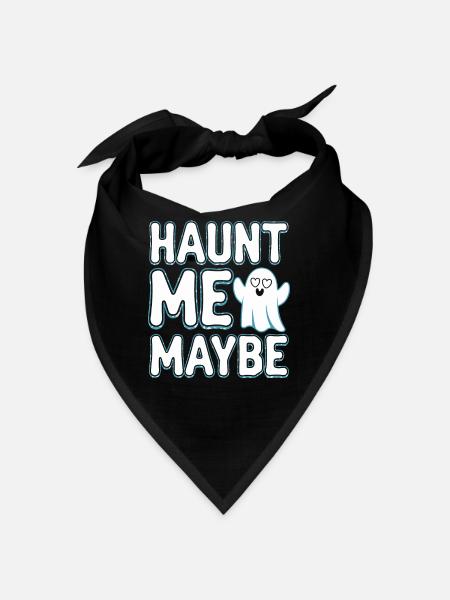 Paranormal Comédie Drôle Fantôme Humour Léger - Bandana - noir - Devant