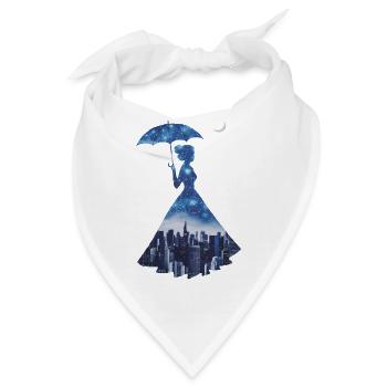 City Girl - Stadt Mädchen - Bandana - Weiß - Vorne