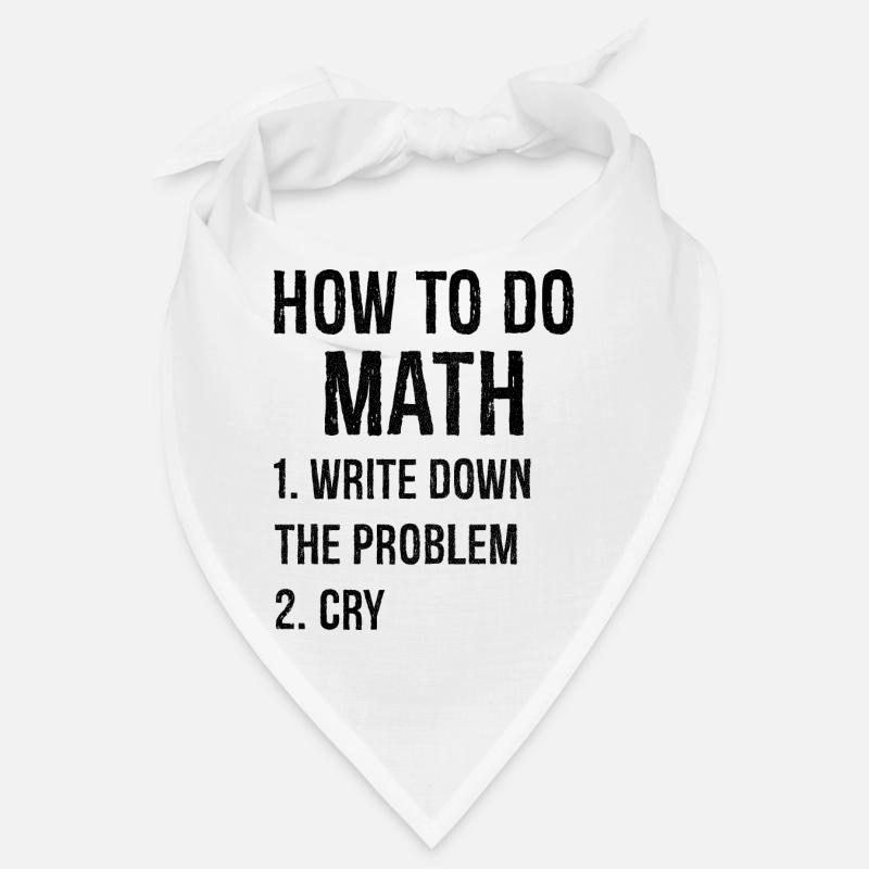 how to do math Bandana
