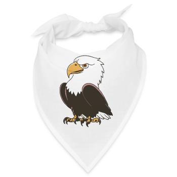 MAJESTÄTISCHER FLUG - Bandana - Weiß - Vorne