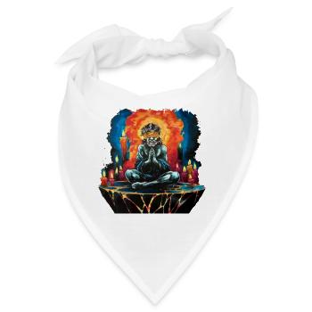 NATÜRLICHE RUHE DER SEELE - Bandana - Weiß - Vorne