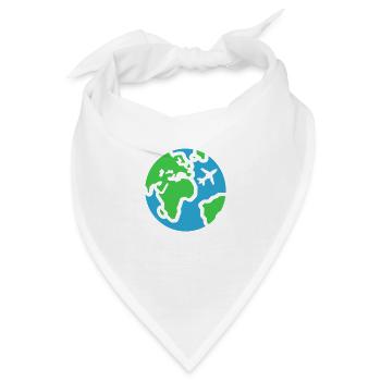 Reise Humor Urlaub - Bandana - Weiß - Vorne