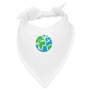 Reise Humor Urlaub - Bandana - Weiß - Vorne