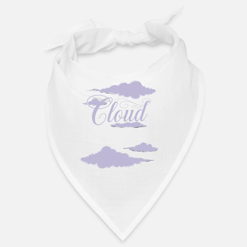 Vue nuageuse, Ciel relaxant, Rêveur Bandana