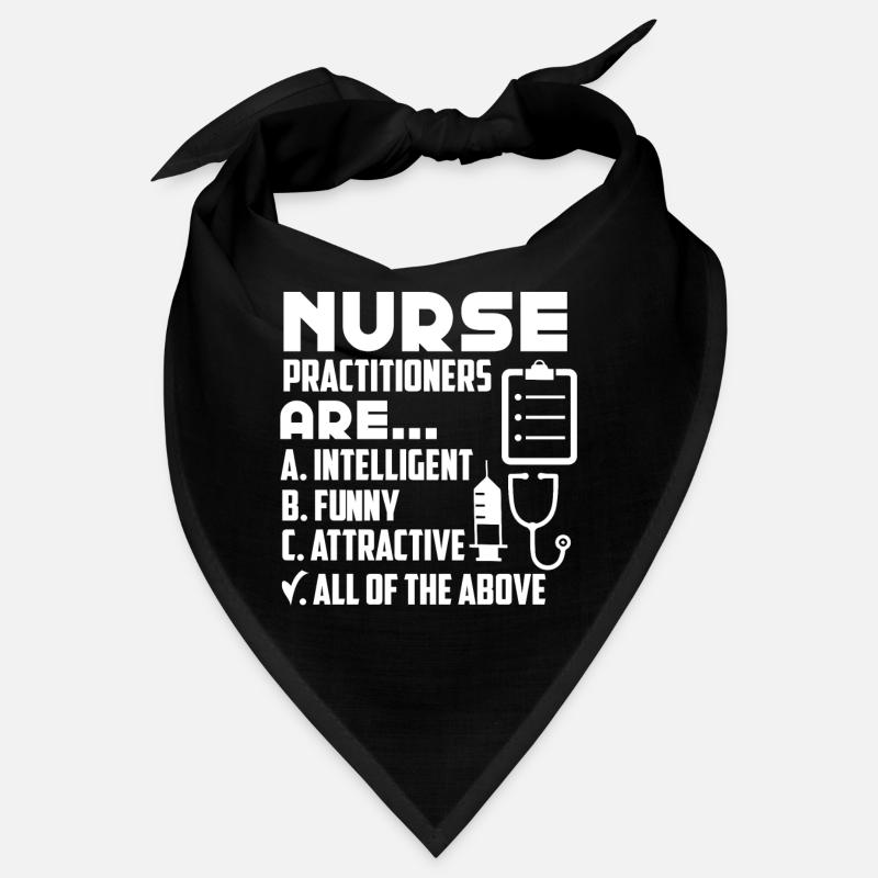 Nurse Practitioner Intelligent Funny Attractive Bandana
