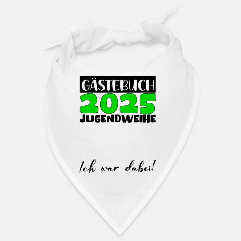 Jugendweihe 2025 Gästebuch Geschenk Mädchen Jungen Bandana