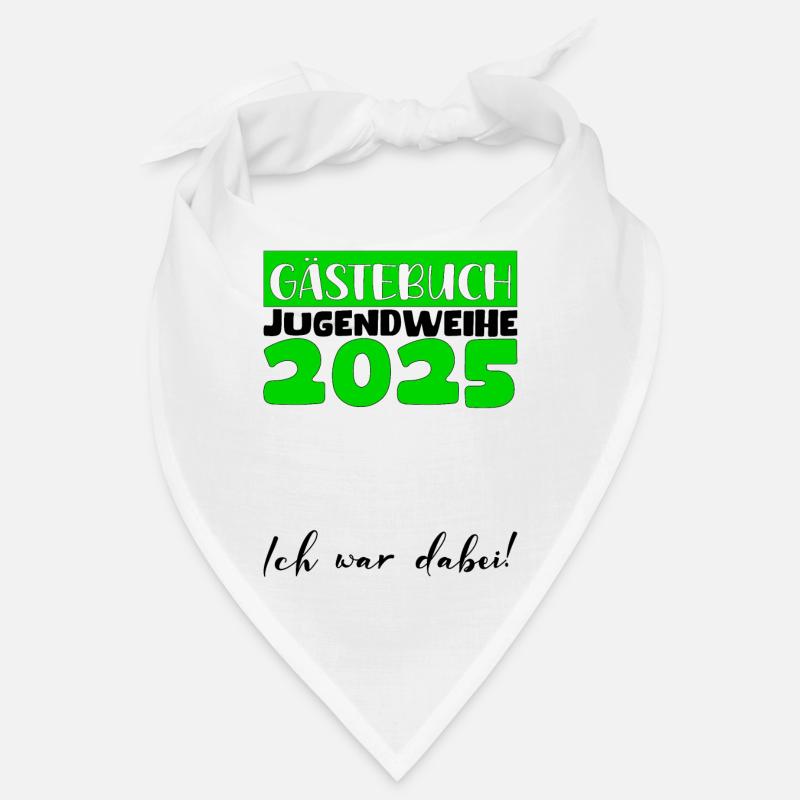 Jugendweihe 2025 Gästebuch Geschenk Mädchen Jungen Bandana