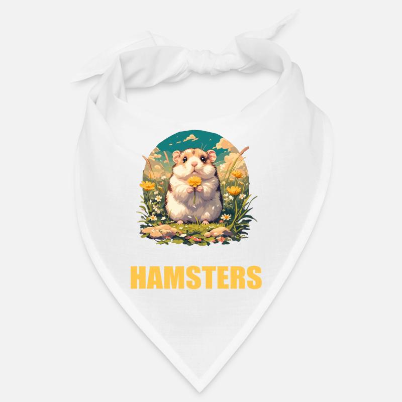 Hamster - Bandana - blanc