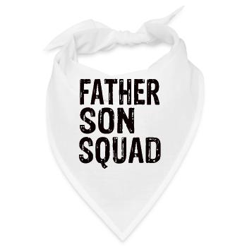Father Son Squad - Bandana - Weiß - Vorne