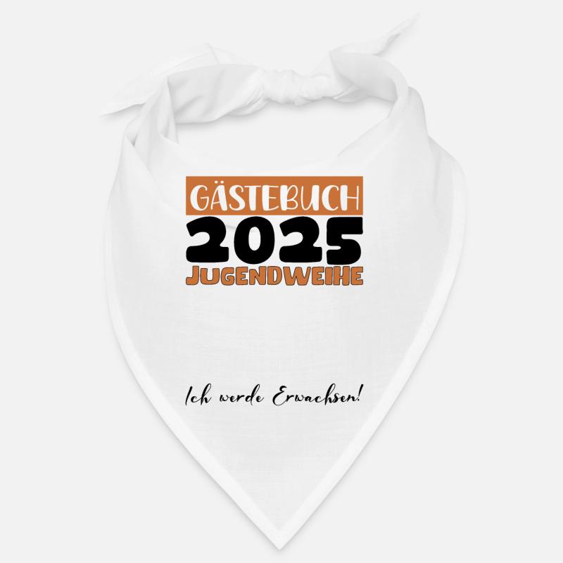 Jugendweihe 2025 Gästebuch Geschenk Mädchen Jungen Bandana