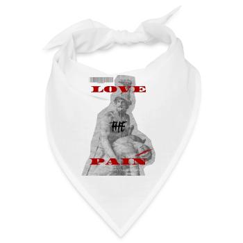 Love The Pain - Bandana - Weiß - Vorne