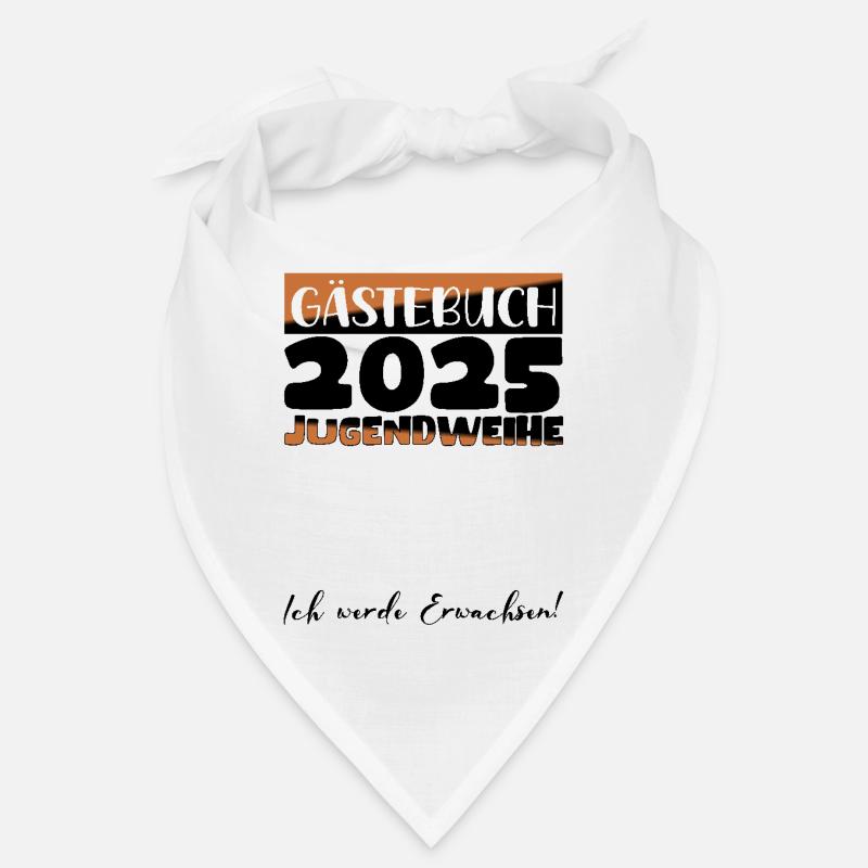 Jugendweihe 2025 Gästebuch Geschenk Mädchen Jungen Bandana