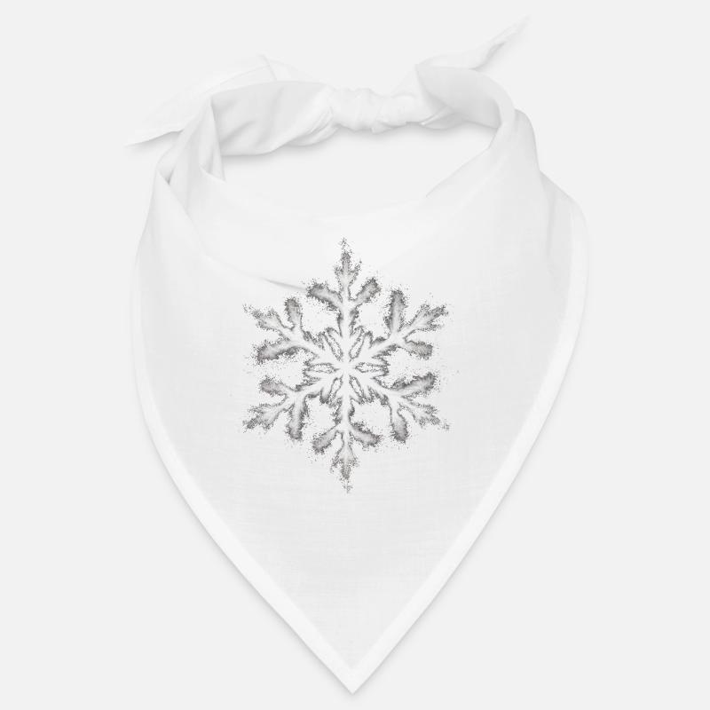 Schneeflocke - Bandana - Weiß