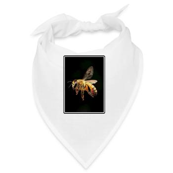 Bienen Biene - Bandana - Weiß - Vorne