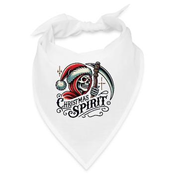 Streetwear Ästhetik Weihnachtsgeist Stimmung - Bandana - Weiß - Vorne