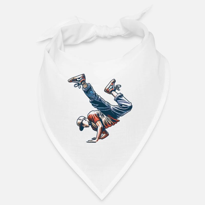 Breakdance - Bandana - blanc