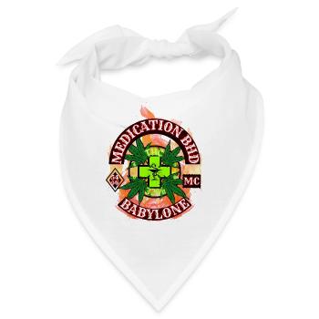 MEDIKAMENTEN-BRUDERSCHAFT - Bandana - Weiß - Vorne