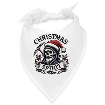 Streetwear Ästhetik Weihnachtsgeist Look - Bandana - Weiß - Vorne