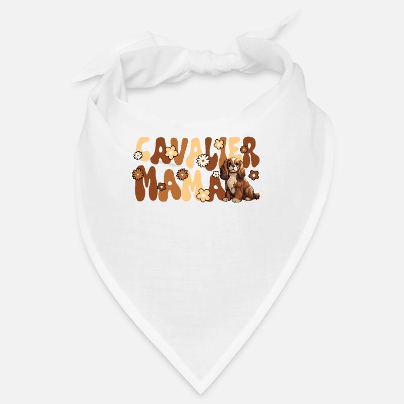Cavalier King Charles Spaniel Groovy Cavalier Mama Bandana